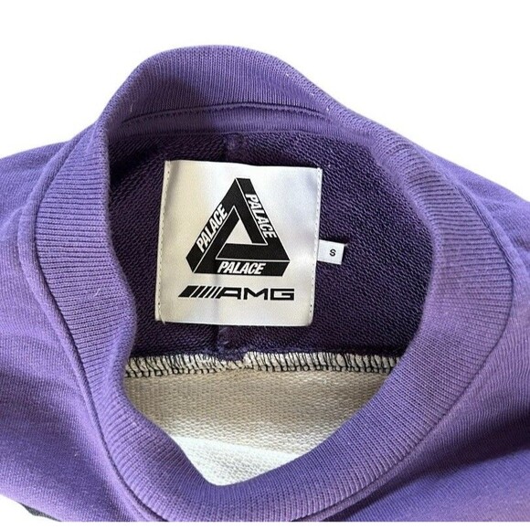 Palace x AMG Technical Crew Sweatshirt | Black | Small | SS21 | Mercedes Benz - Picture 5 of 10